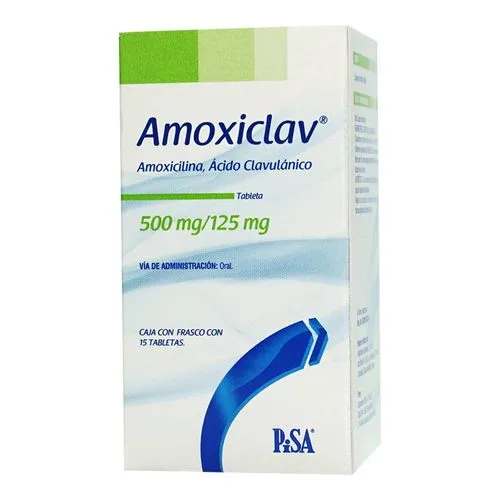 [7501125118326] Amoxiclav 500/125 Mg 15 Tabletas