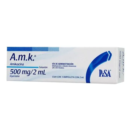 Amk 500 Mg Ampolleta 2 Ml