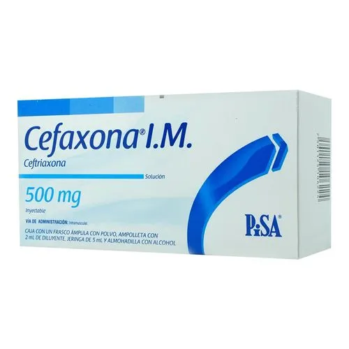 Cefaxona Im 500 Mg Frasco Ámpula 
