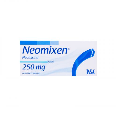 [7501125109706] Neomixen 250 Mg 10 Tabletas 