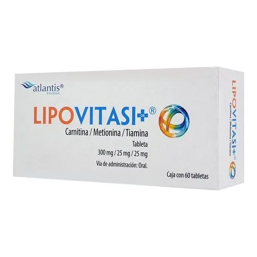Lipovitasi Oral 300/25/25 Mg 60 Tabletas 