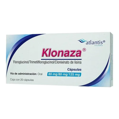 Klonaza 80/80/125 Mg 20 Cápsulas 