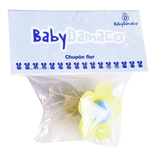 Chupón Baby Damaco Flor Pieza 