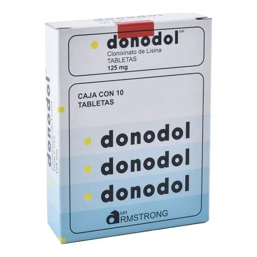 [7501089808219] Donodol 125 Mg 10 Tabletas 