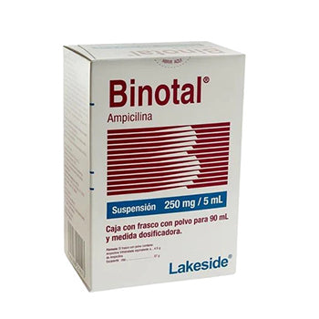 Binotal 250 Mg 90 Ml Suspensión ampicilina
