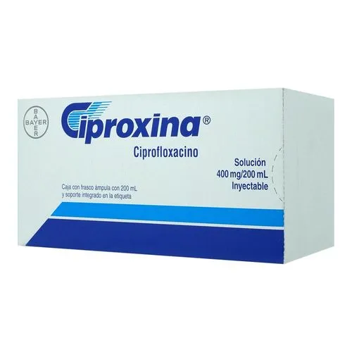 Ciproxina 400 Mg/200 Ml Solución Inyectable Frasco Ámpula 
