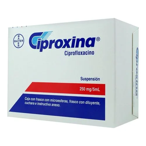 Ciproxina 250 Mg Suspensión 100 Ml 