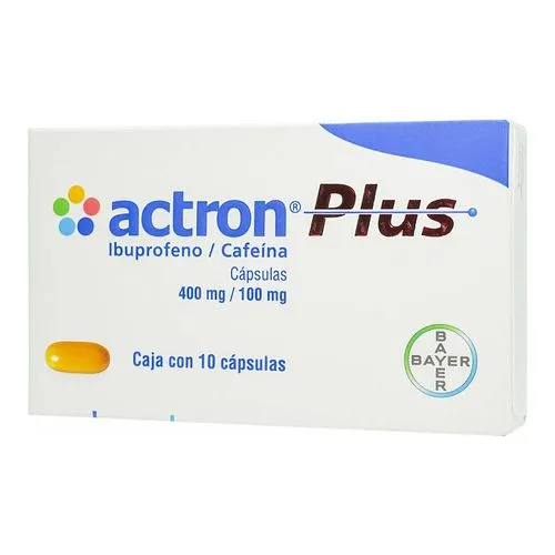 Actron Plus 400/100 Mg 10 Cápsulas