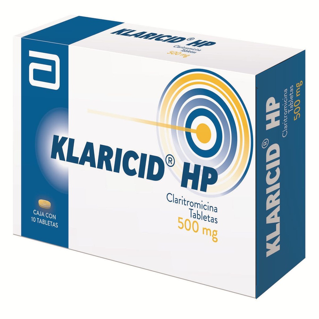 Klaricid Hp 500 Mg 10 Tabletas 