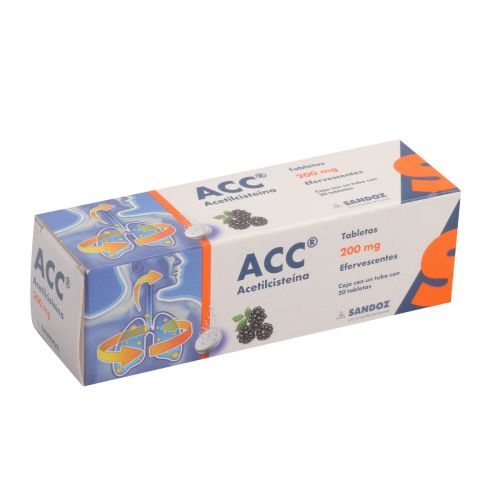 [7502216931220] ACC 200 Mg 20 Tabletas Efervescentes