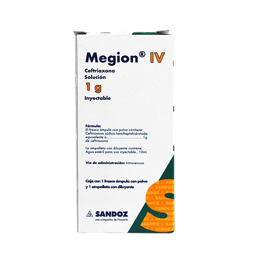 Megion 1 G Frasco Ámpula 10 Ml 