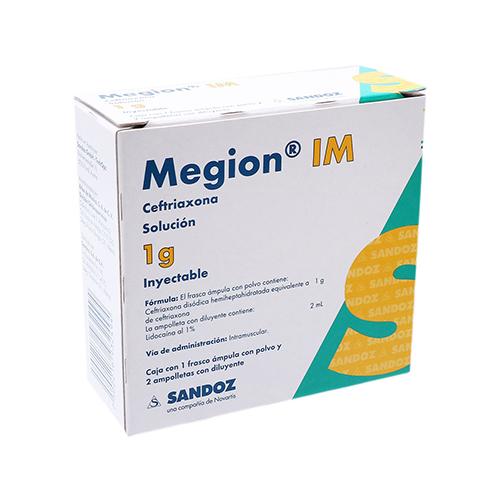 Megion I.M. 1 G Frasco Ámpula 4 Ml 
