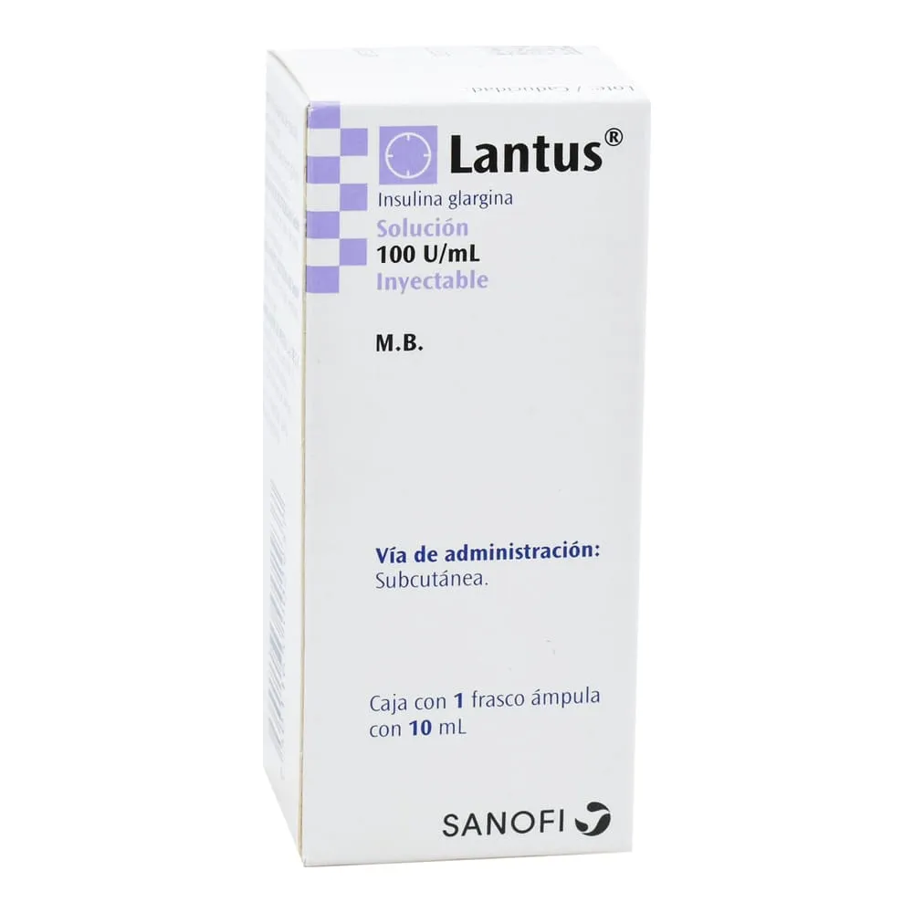 Lantus 100 UI 10 Ml Frasco Ámpula