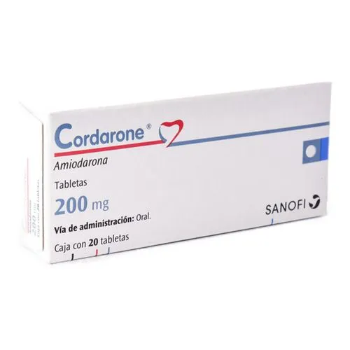 Cordarone 200 Mg 20 Tabletas 
