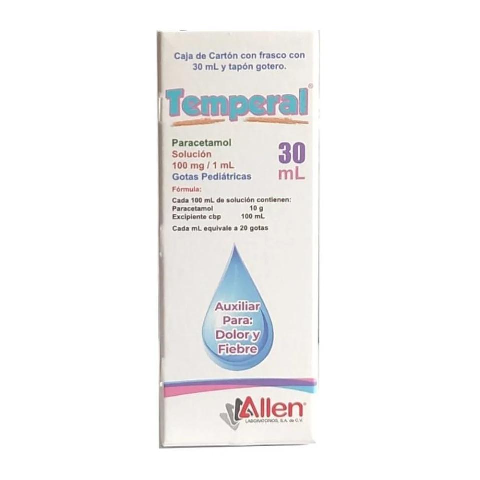 Temperal Paracetamol Pediátrico Gotas 20 Ml Genérico Allen 