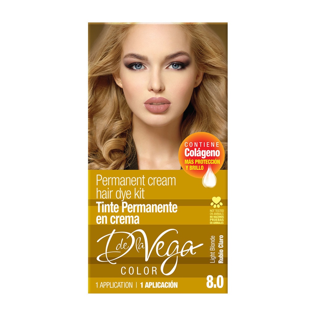 Tinte Crema D La Vega Rubio Claro 8.0 