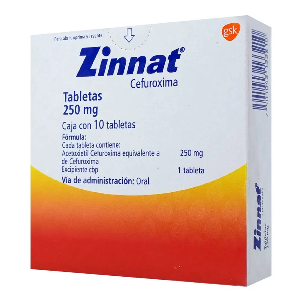 Zinnat 250 Mg 10 Tab               