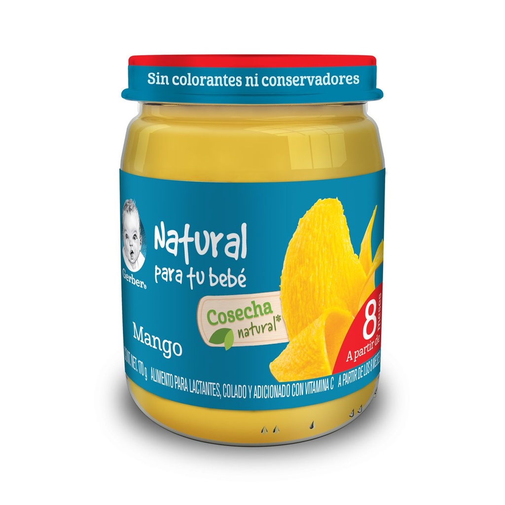 Gerber Cosecha Natural Etapa 3 Mango 170 G 
