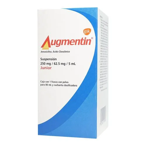 Augmentin 250/62.5 Mg Suspensión Junior 80 Ml