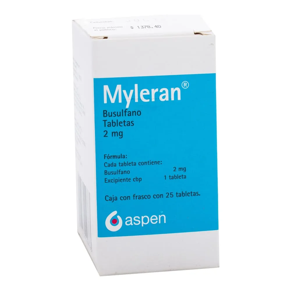 Myleran 2 Mg 25 Tabletas 