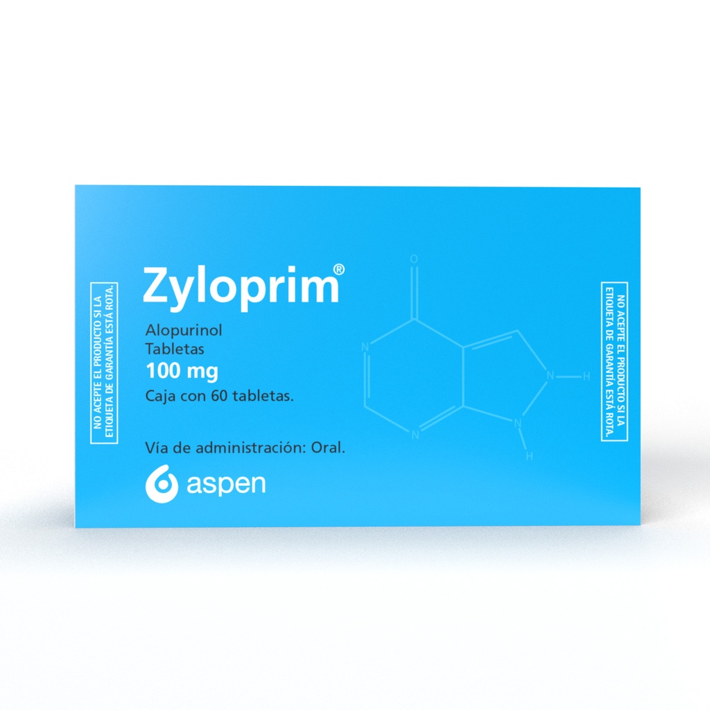 Zyloprim 100 Mg 60 Tabletas 