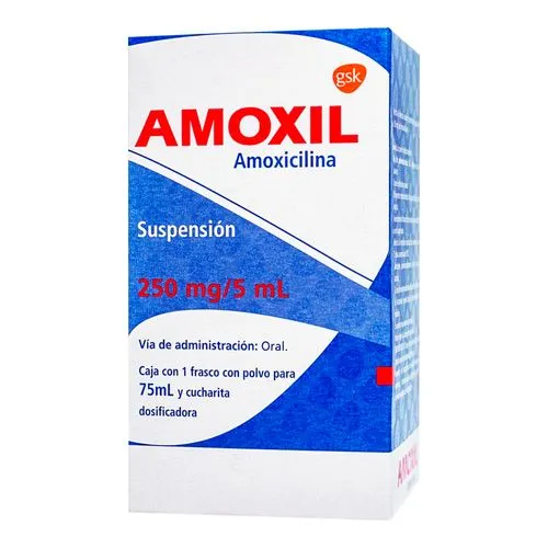 Amoxil 250 Mg Suspensión 75 Ml