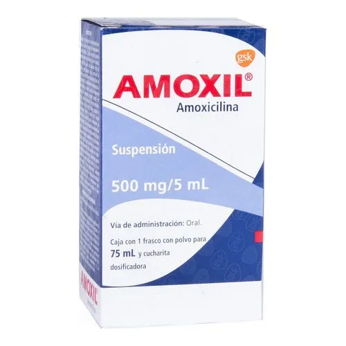 Amoxil 500 Mg Suspensión 75 Ml