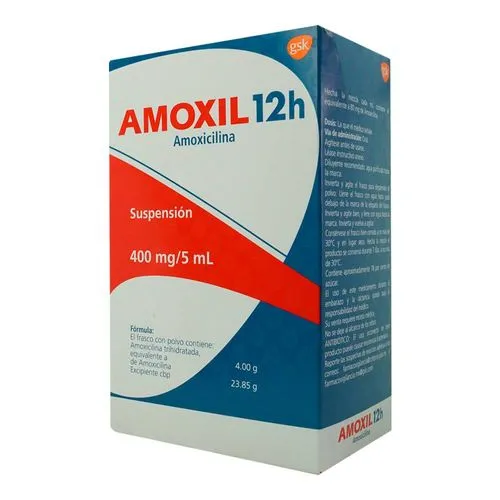 Amoxil 12H 400/5 Ml Suspensión 50 Ml