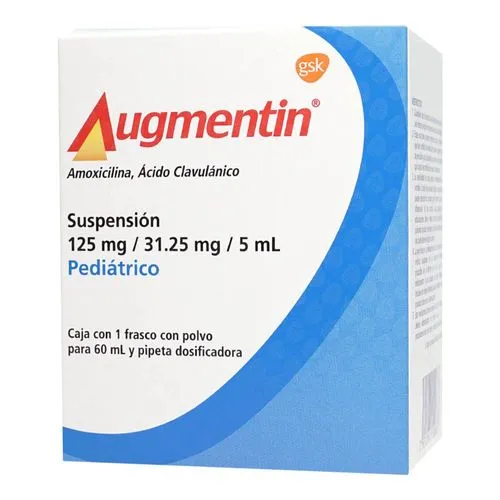 Augmentin 125/31.25 Mg Suspensión Pediátrico 60 Ml