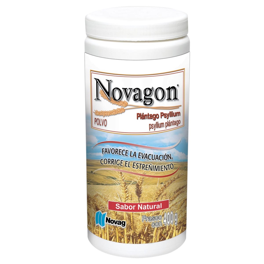 [7501075713770] Novagon Plántago Psyllium 49.70/100 G Polvo 400 G Genérico Novag Inf 