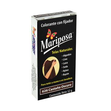 Colorante Mariposa Pastilla Castaño Oscuro 626 