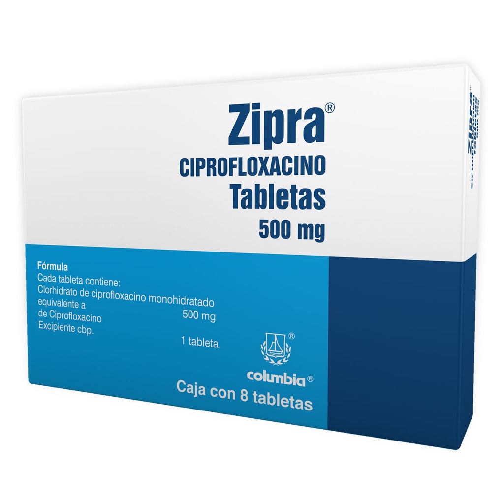 Ciprofloxacino 500Mg 8Tab   Lgen   