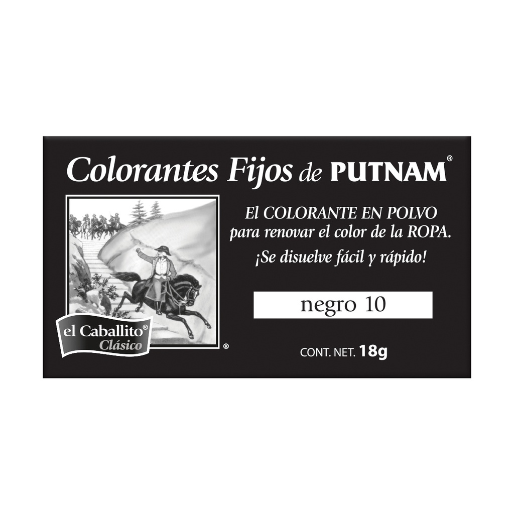 Colorante El Caballito Sobre Negro 10 