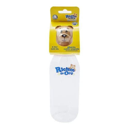 Biberón Ricitos De Oro Cuello Ang 8Oz