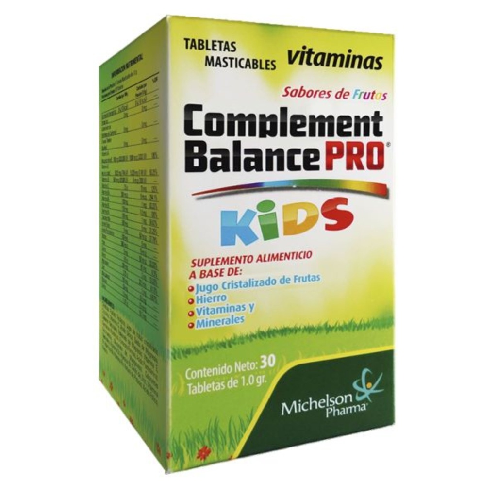 Complete Kids Suplemento Alimenticio 30 Tabletas 