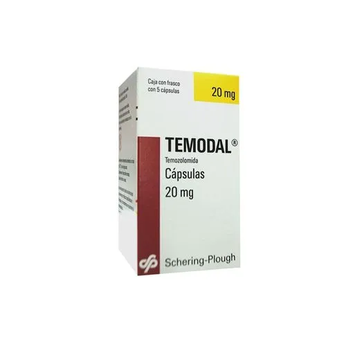 Temodal 20 Mg 5 Cápsulas 