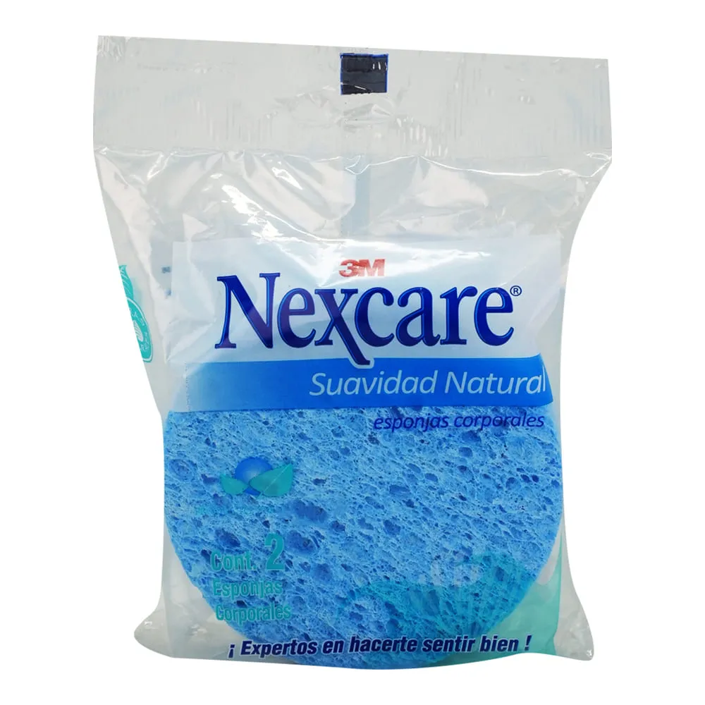 [7501023110125] Nexcare Esponja Corporal Suavidad Natural 2 Piezas 