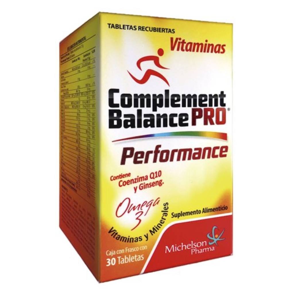 [7502270750003] Complete Performance Suplemento Alimenticio 30 Tabletas 