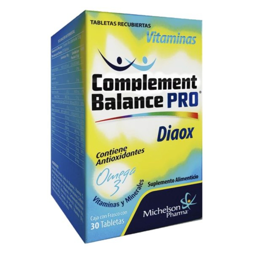 Complete Balance Diaox Suplemento Alimenticio 30 Tabletas 