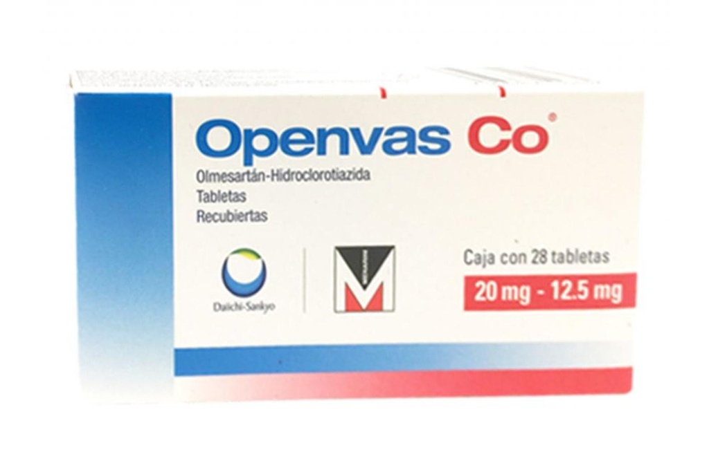 [7506317100332] Openvas Co 20/12.5 Mg 28 Tabletas 