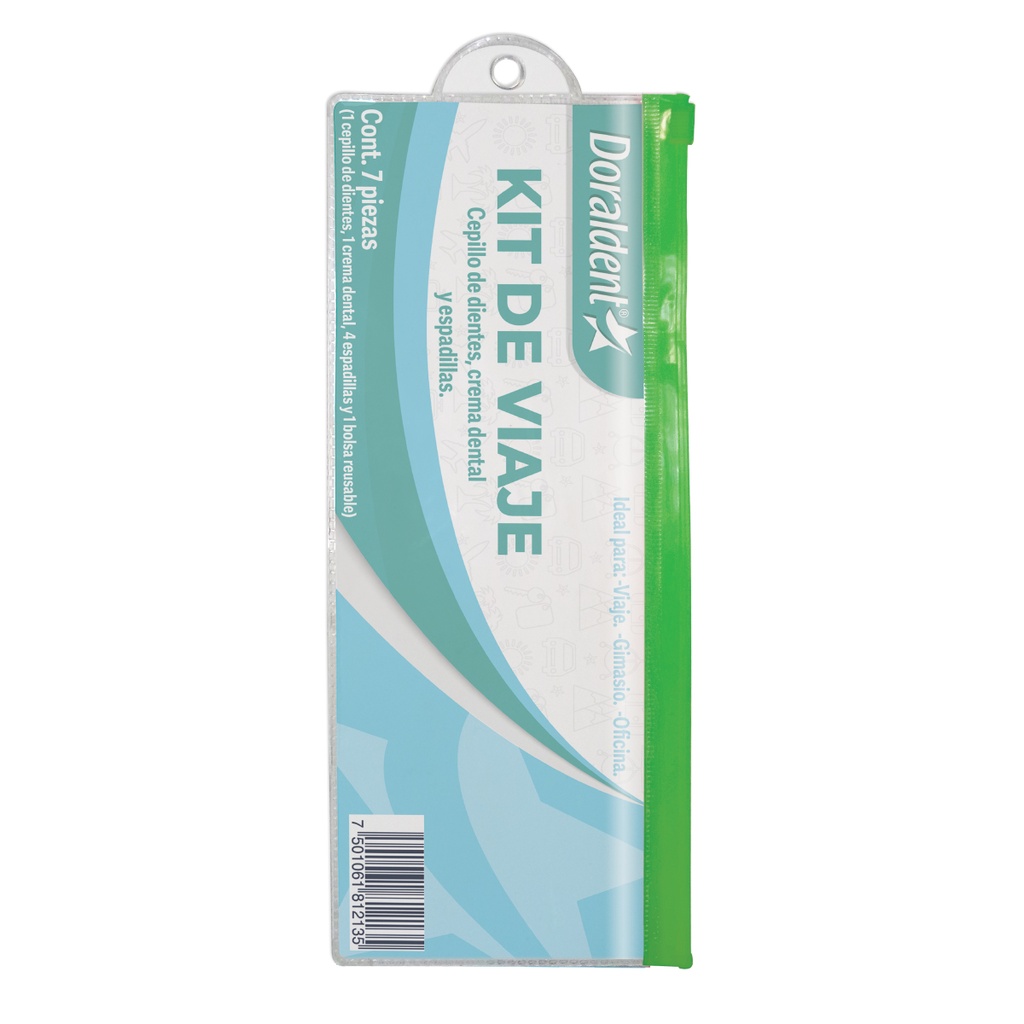 Cepillo Dental Doraldent Kit Viaje Más Limpiador 