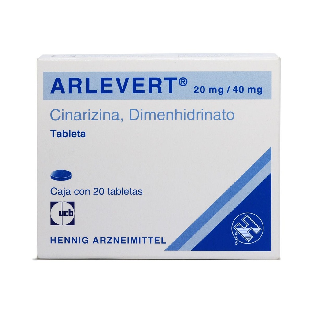 Arlevert 20 Mg/40 Mg 20 Tabletas