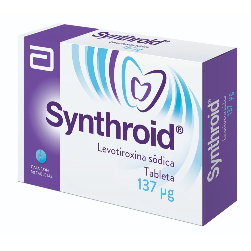 Synthroid 137 Mg 30 Tabletas 