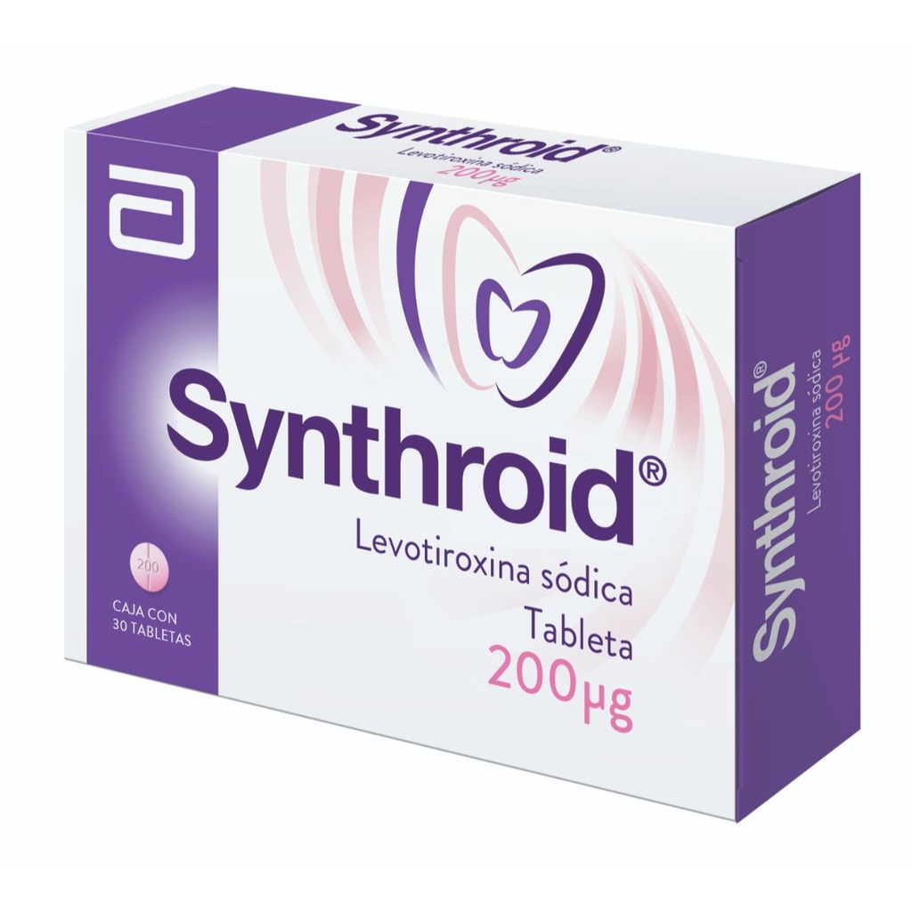 Synthroid 200 Mg 30 Tabletas 