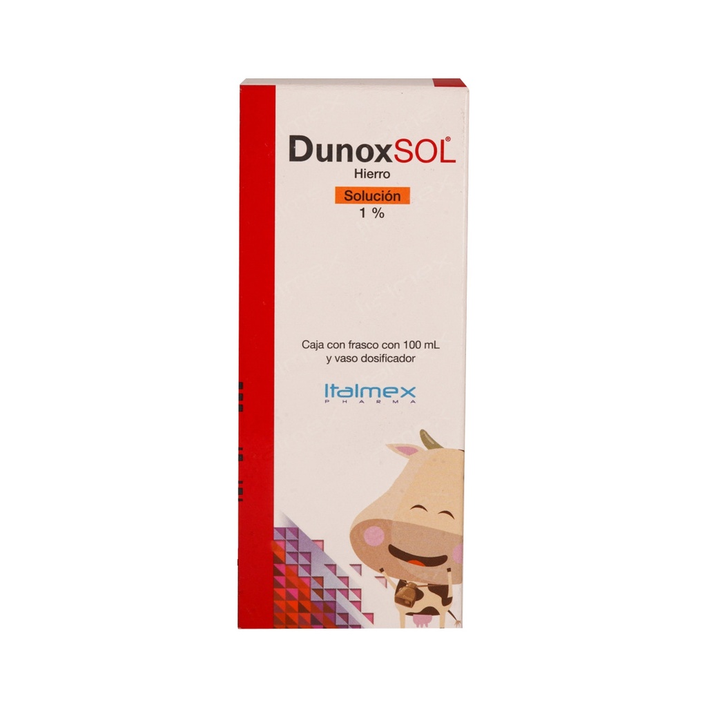 Dunoxsol 1% Hierro Solución Frasco 100 Ml 