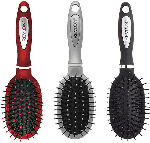 Cepillo Revlon Mini Acolchonado Rojo 