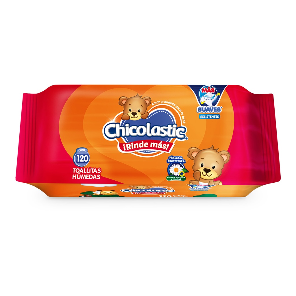 [13117029253] Toallas Húmedas Chicolastic Classic 120 Piezas 
