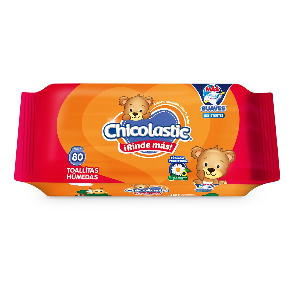 [13117029383] Toallas Húmedas Chicolastic Classic 80 Piezas 