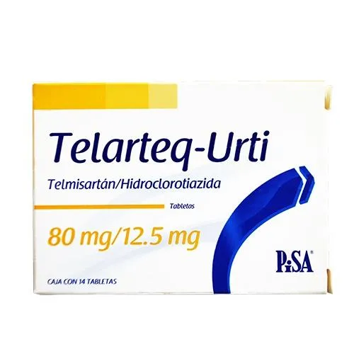 Telarteq-Urti 80/12.5 Mg 14 Tabletas 