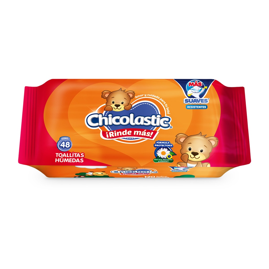 [13117029895] Toallas Húmedas Chicolastic Classic 48 Piezas 